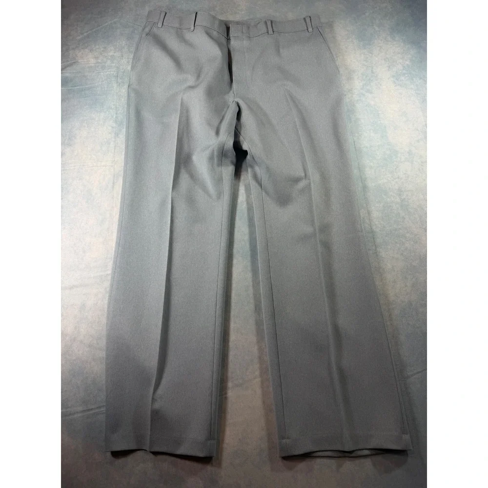 Levi's Action Slacks Mens 40x31 Blue Gray Excellent Vintage USA Made Trousers